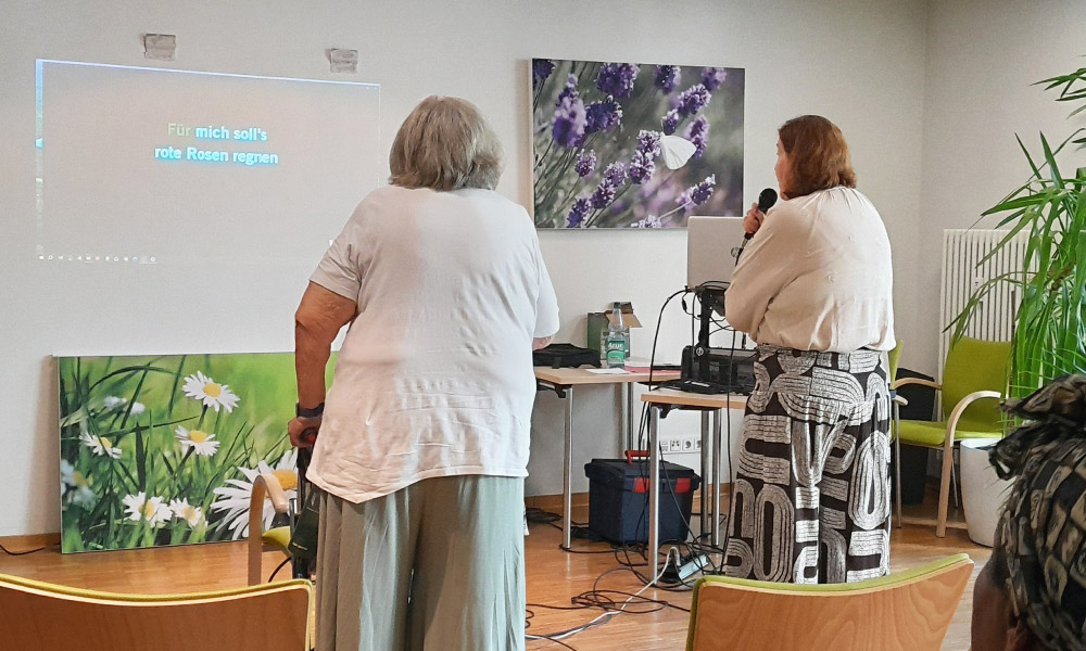 Karaoke-Nachmittag